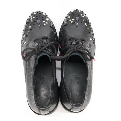 PIET 【Pristine Condition】Swarovski Lunar New Year Crystal Platform Leather Shoes