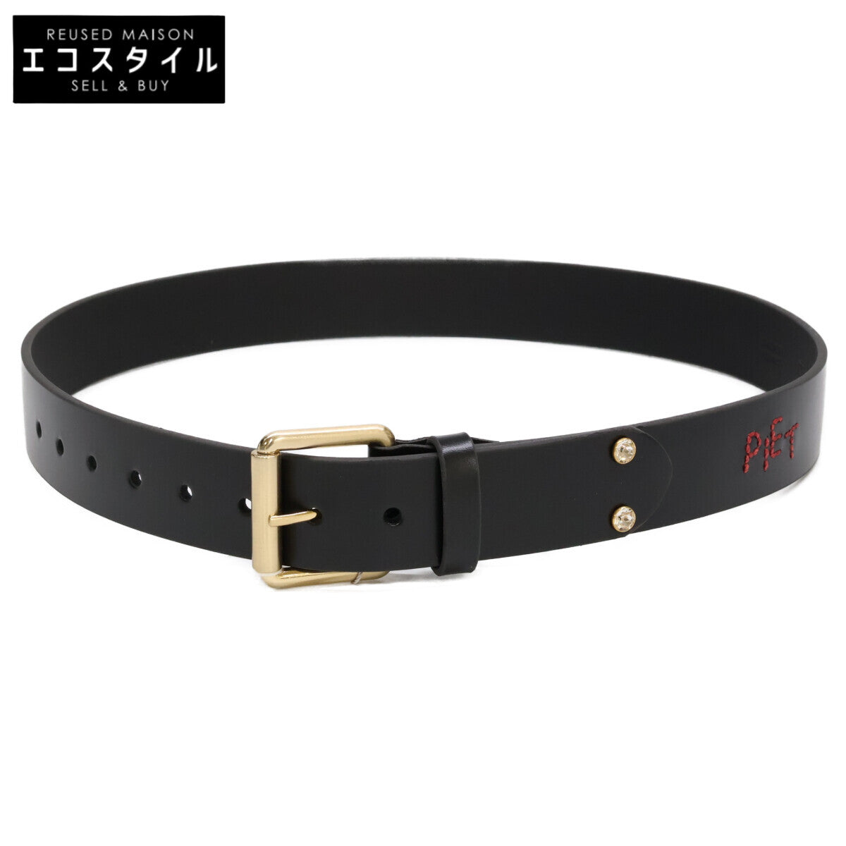 PIET x Swarovski SS25SWA010-3 Lunar Year Leather Belt