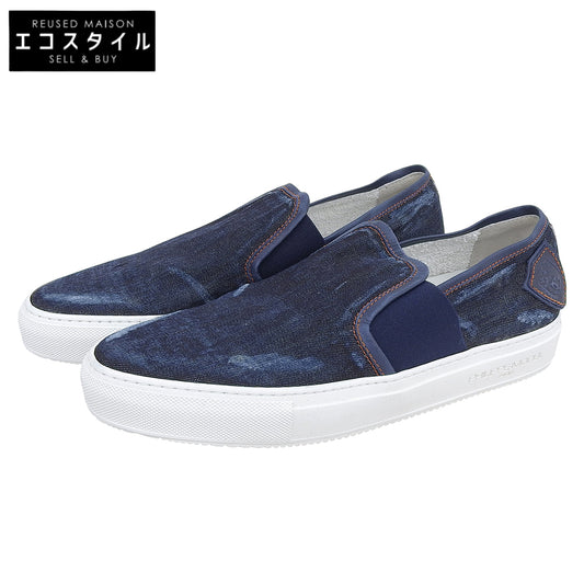 Philippe Model Fade-Processed Denim Slip-On Shoes Men's Indigo 42 (Like New)