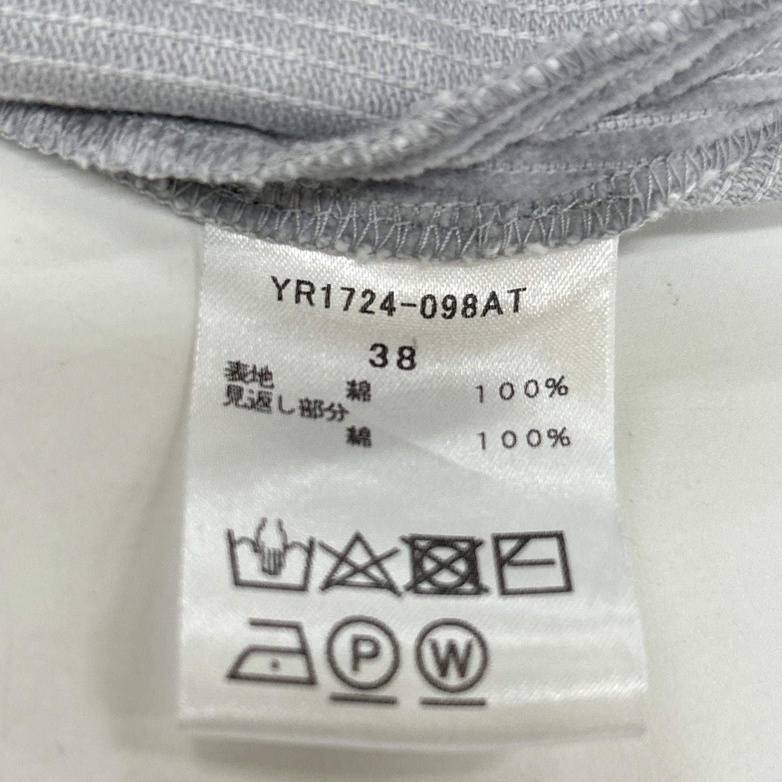yori ヨリ YR1724-098AT ライトブルー コーデュロイノースリーブワンピース ワンピース