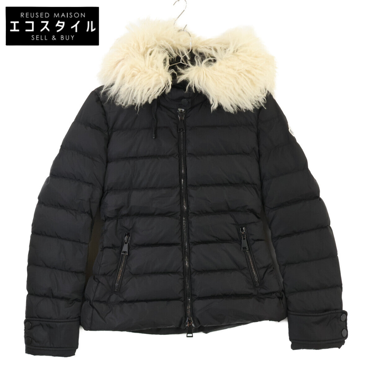 CINTRAT Mongolian Lamb Fur Hooded Down Jacket Jacket O Women's