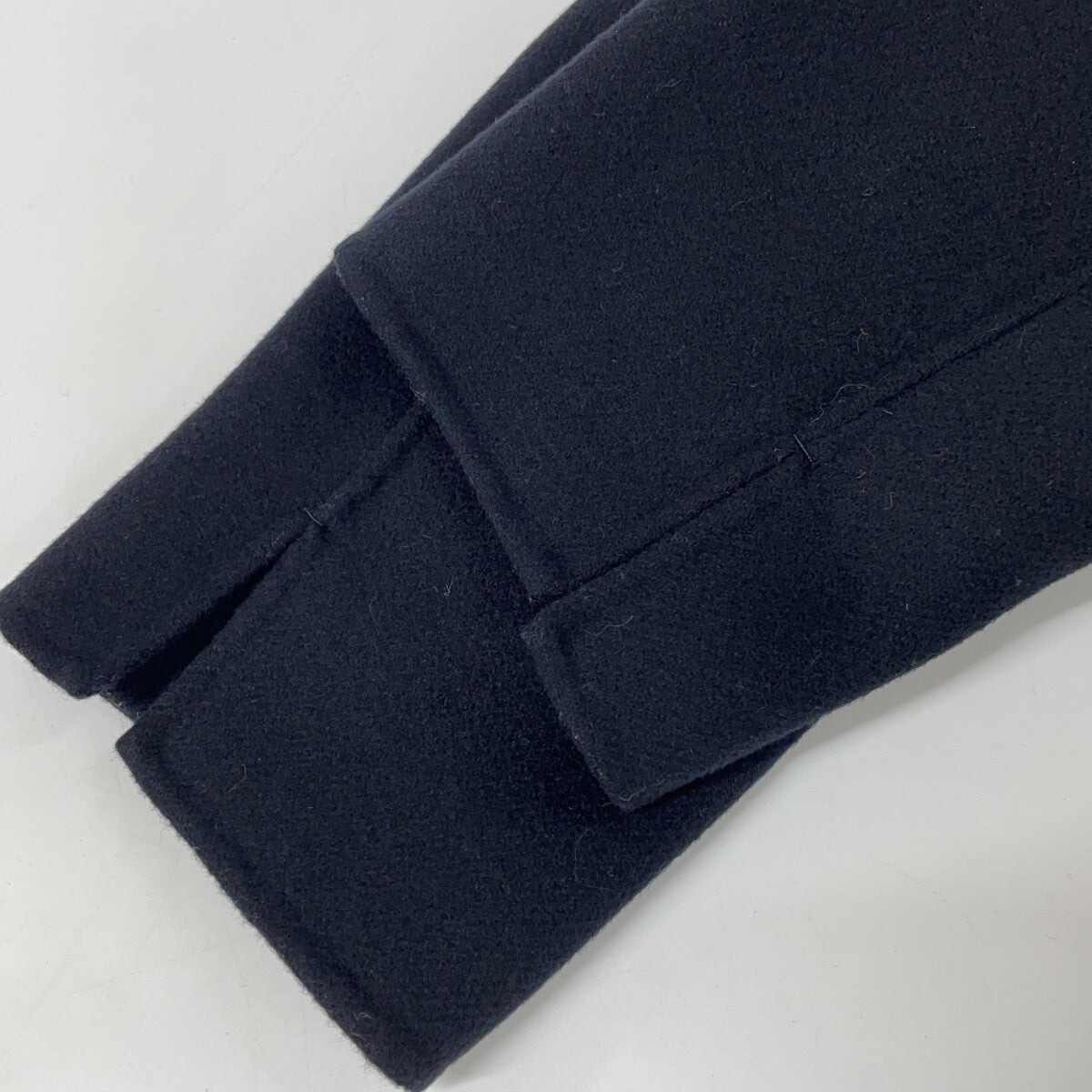 S MaxMara エスマックスマーラ 901609936 クトートアマーノ ブラック ヴァージンウール ダブルフェイス ベルテッドロングコート コート