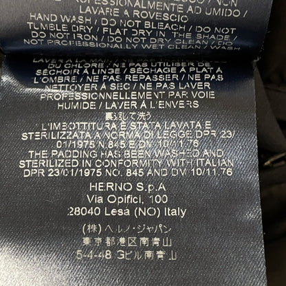HERNO HERNO PI064UL Laminar black 2-layer Windstopper coat coat