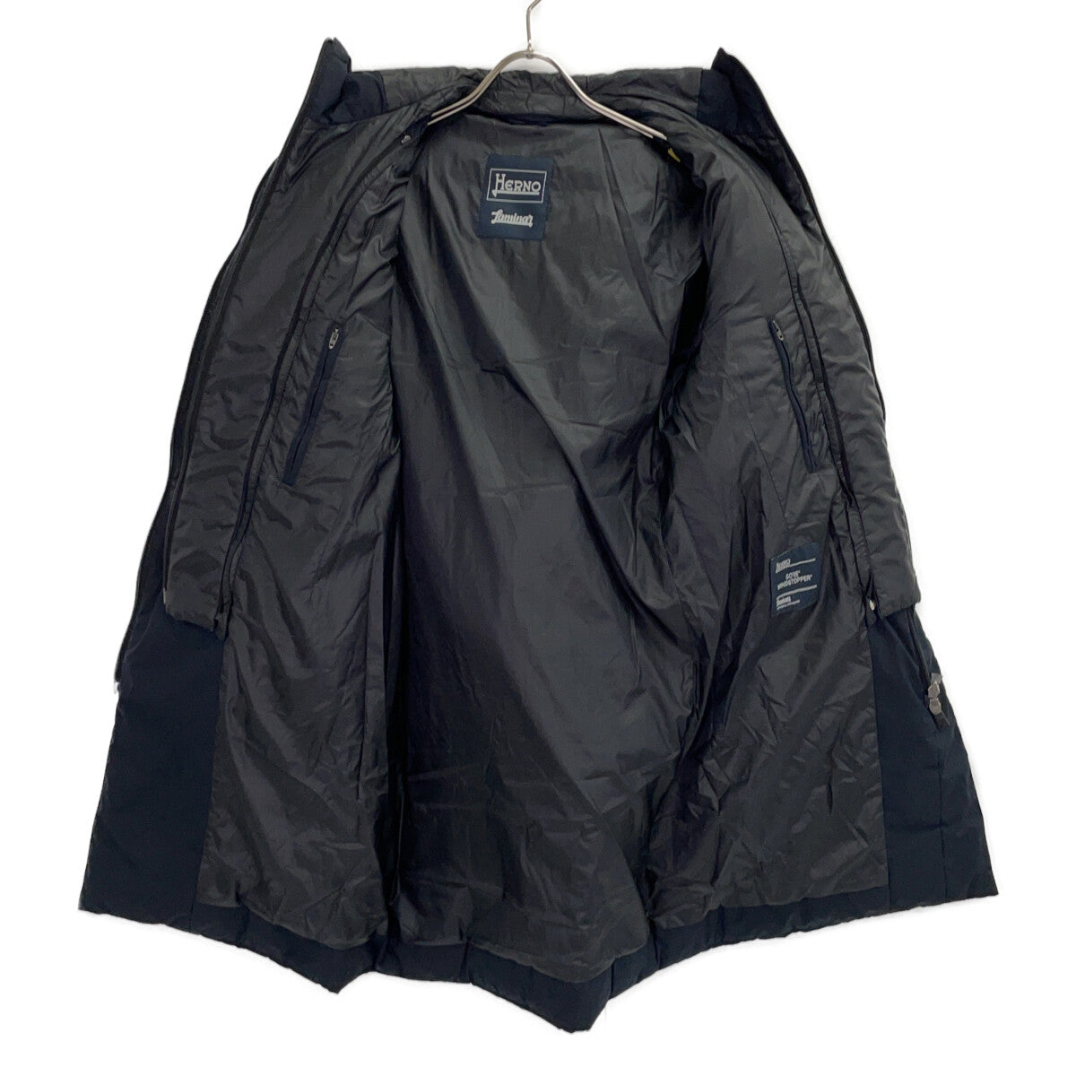 HERNO HERNO PI064UL Laminar black 2-layer Windstopper coat coat