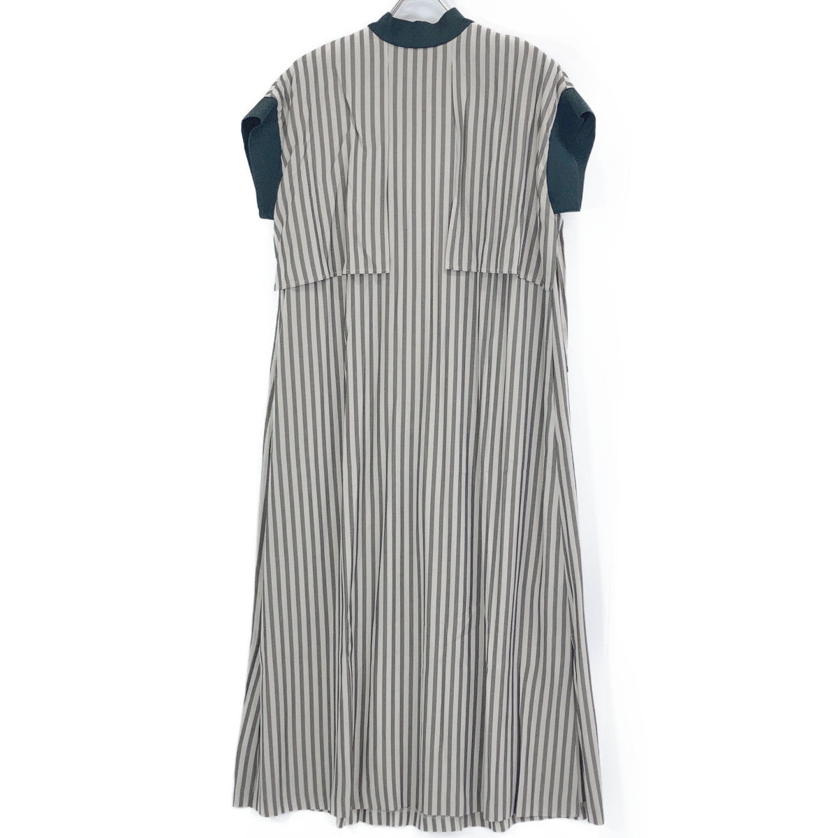 ADORE Adore 531-1140411 Gray x Black Oxford Stripe Dress