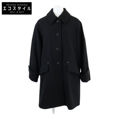 【Mint condition/Domestic正規】L242MO1157FL2K HUMBIE Melton Wool Oversized Drop Shoulder Coat 8 Ladies