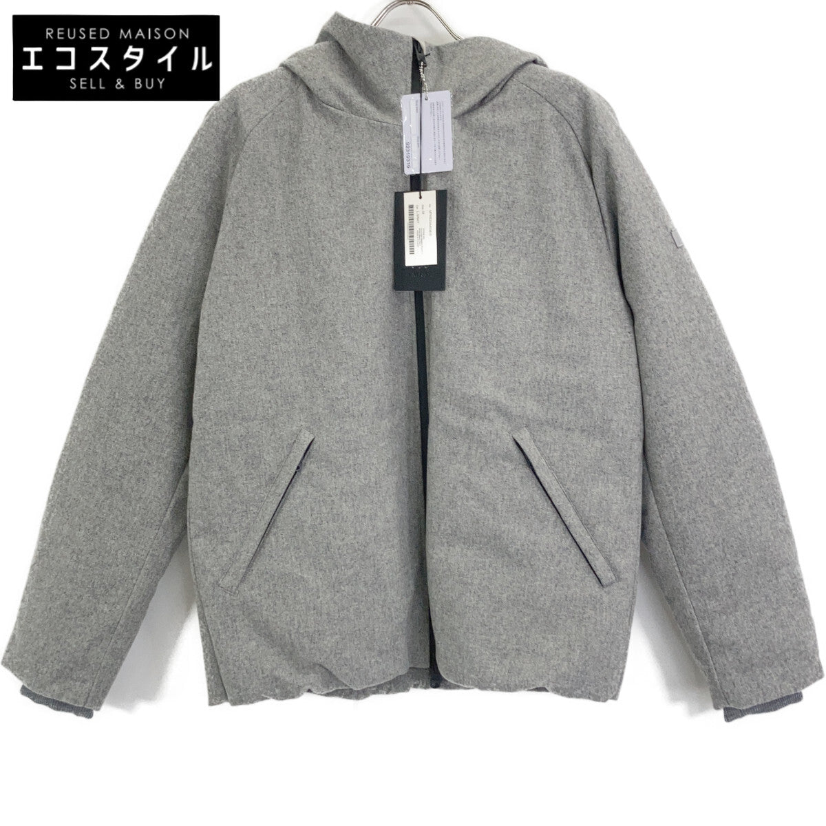 TATRAS タトラス MTKE23A4236-D 23AW ライトグレー ZANOOL ザノール フーデッドダウンジャケット ジャケット