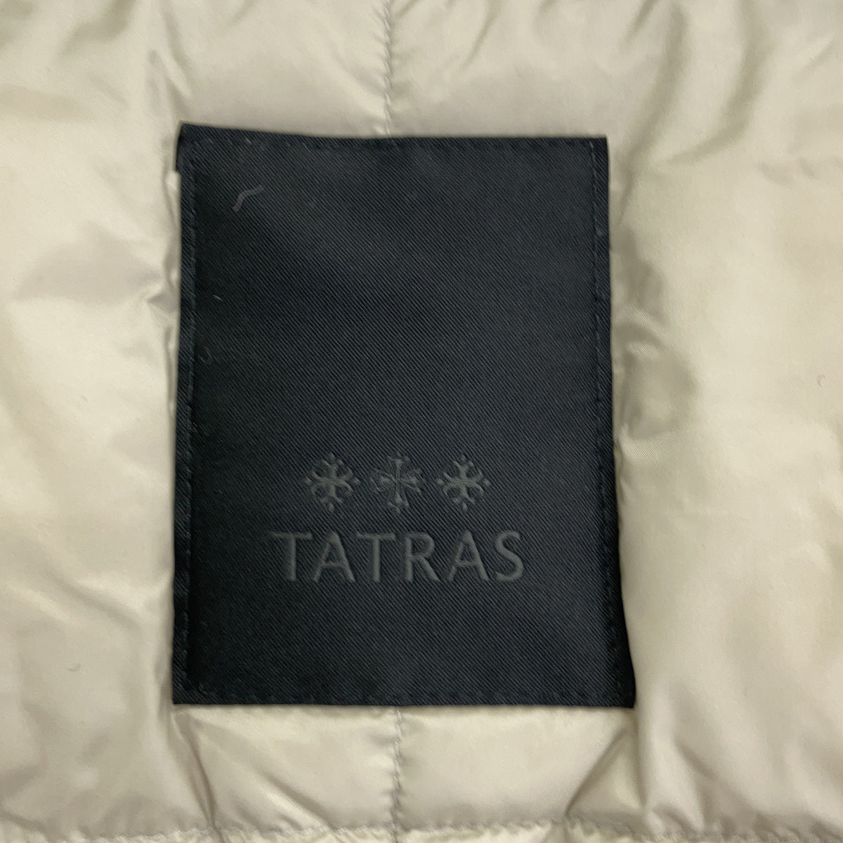TATRAS タトラス MTKE23A4236-D 23AW ライトグレー ZANOOL ザノール フーデッドダウンジャケット ジャケット