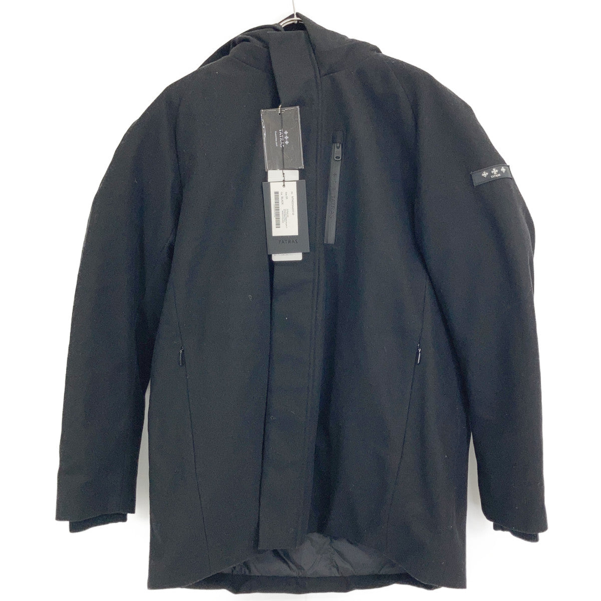 TATRAS タトラス MTKE23A4237-D 23AW ブラック YALBILO ヤルビロ フーデットダウンコート コート