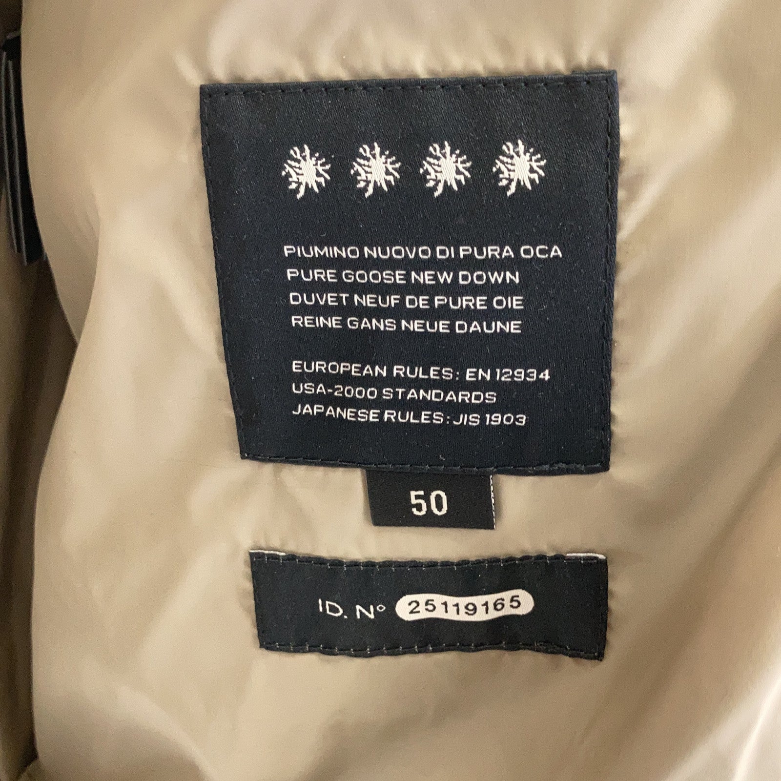DUVETICA デュベティカ 23AW ベージュ/LUNA SCURA Ventile使用 DYONDUE ディオンドゥエ フーデッドダウンジャケット ジャケット