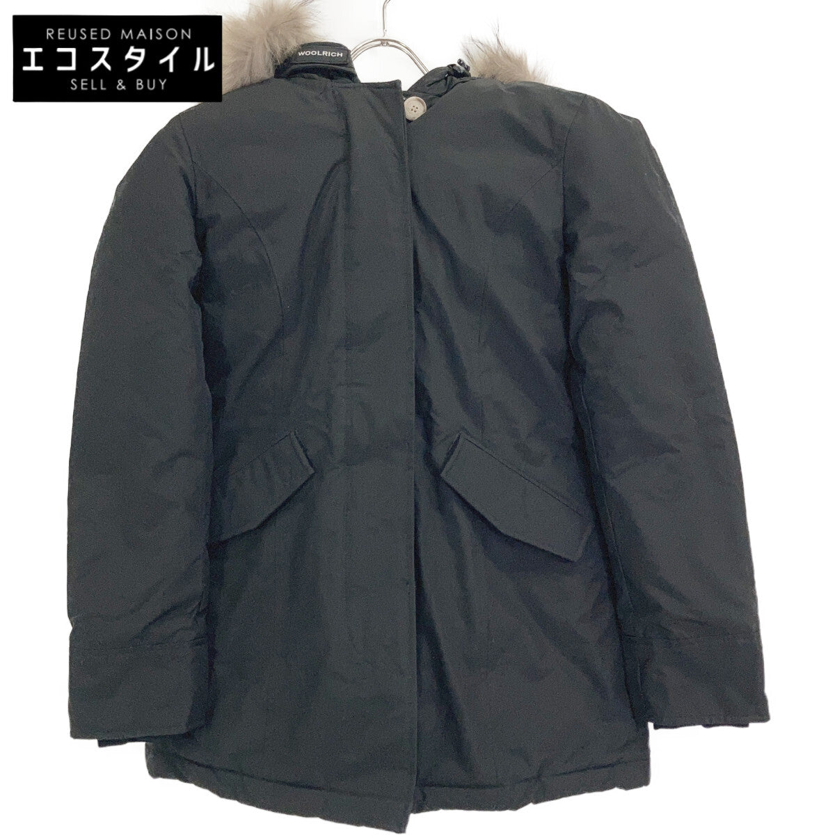 CFWWOU0538FRUT0001 BLACK FUR HOOD DOWN JACKET Jacket XS Women's