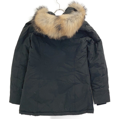 WOOLRICH Woolrich CFWWOU0538FRUT0001 black fur-hooded down jacket jacket