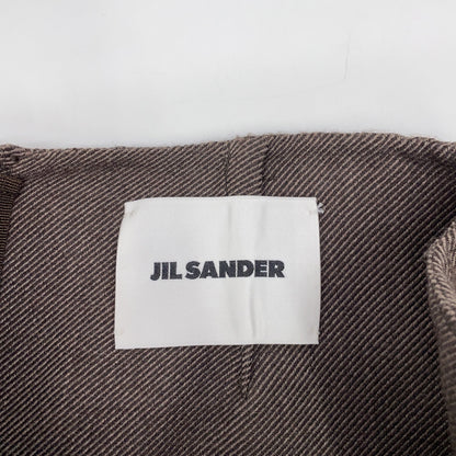 【美品/国内正品】JSPP351885 羊毛真丝混纺开衩半身裙 34 女士