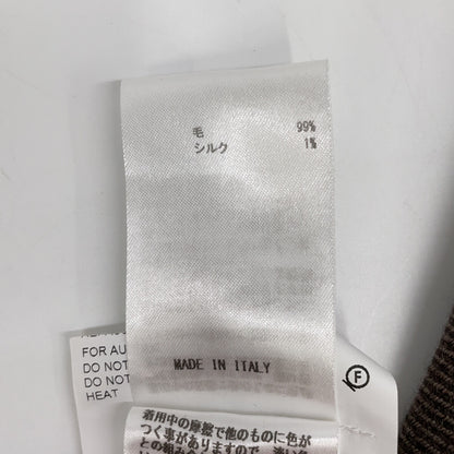 【美品/国内正品】JSPP351885 羊毛真丝混纺开衩半身裙 34 女士