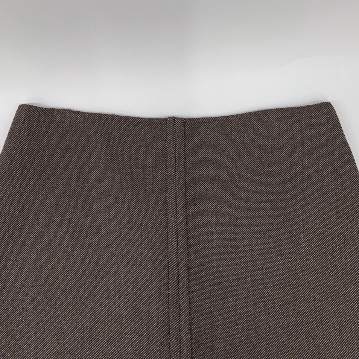 【美品/国内正品】JSPP351885 羊毛真丝混纺开衩半身裙 34 女士
