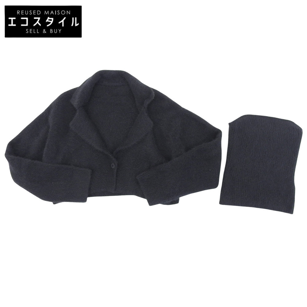 Excellent condition BUSTIER SET SUPER SOFT CARDIGAN Tube top set Women's Black F Tops F Women's