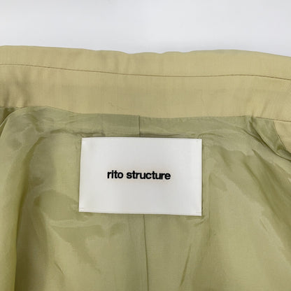Rito structure リトストラクチャー イエロー 3wayサマーウールジャケット ジャケット