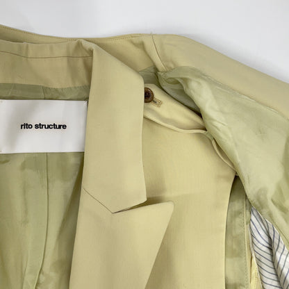 rito structure リトストラクチャー ｲｴﾛｰ 3wayｻﾏｰｳｰﾙｼﾞｬｹｯﾄ ジャケット 1