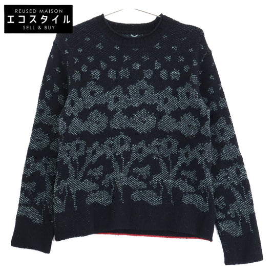 Pallas Palace PKP0-3911D All-Over Pattern Knit Sweater Top O Ladies