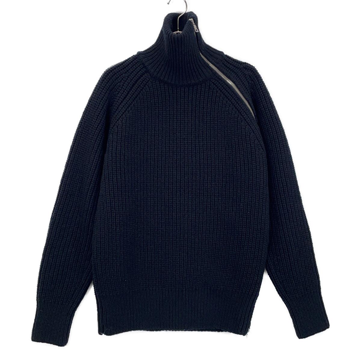 DRIES VAN NOTEN ドリスヴァンノッテン 24AW ブラック MONTY BIS 2707 M.K.SWEATER ドライバーズニット トップス