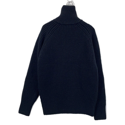 DRIES VAN NOTEN ドリスヴァンノッテン 24AW ブラック MONTY BIS 2707 M.K.SWEATER ドライバーズニット トップス