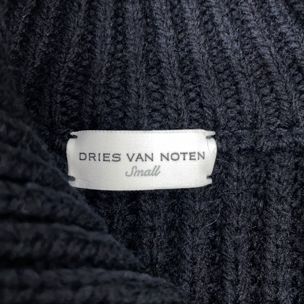 DRIES VAN NOTEN 24AW Black MONTY BIS 2707 M.K.SWEATER Driver's Knit Top