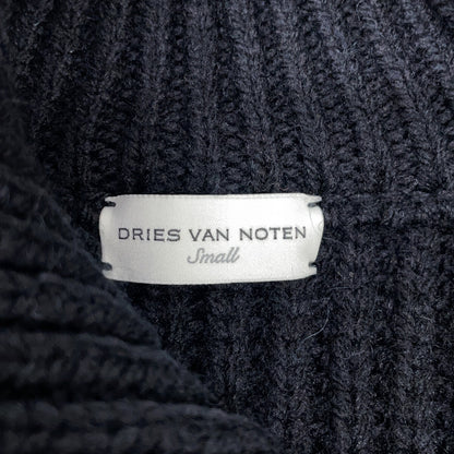 DRIES VAN NOTEN 24AW Black MONTY BIS 2707 M.K.SWEATER Driver's Knit Top