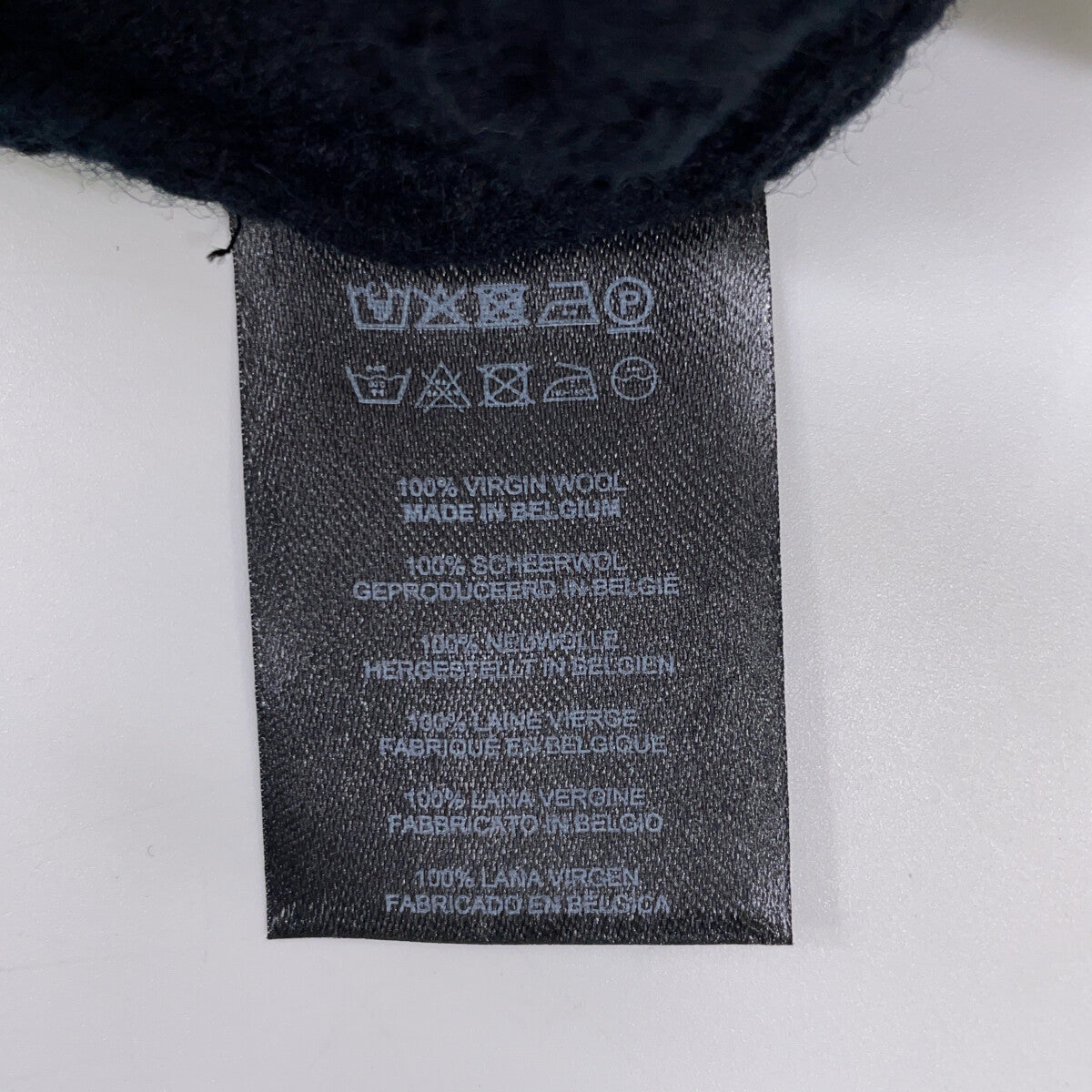 DRIES VAN NOTEN 24AW Black MONTY BIS 2707 M.K.SWEATER Driver's Knit Top