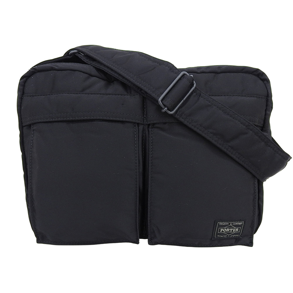 PORTER ポーター 新品同様 TANKER タンカー ナイロン ショルダーバッグ L メンズ ブラック 622-68810 ショルダーバッグ