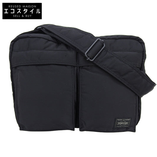 PORTER ポーター 新品同様 TANKER タンカー ナイロン ショルダーバッグ L メンズ ブラック 622-68810 ショルダーバッグ