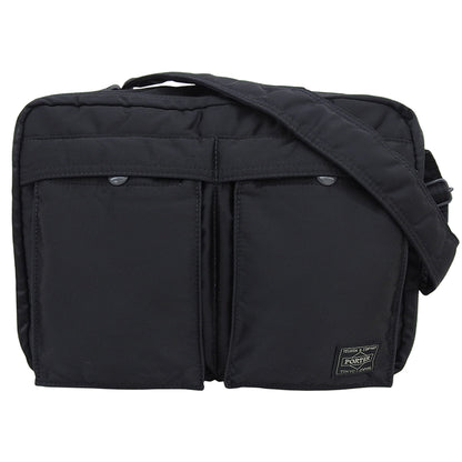 PORTER ポーター 新品同様 TANKER タンカー ナイロン ショルダーバッグ L メンズ ブラック 622-68810 ショルダーバッグ