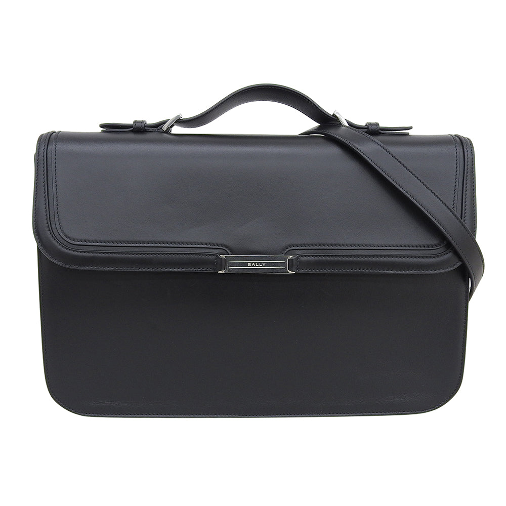 BALLY バリー 美品 レザー DEKO 2WAYブリーフケース ビジネスバッグ ブリーフケース メンズ ブラック ビジネスバッグ ブリーフケース