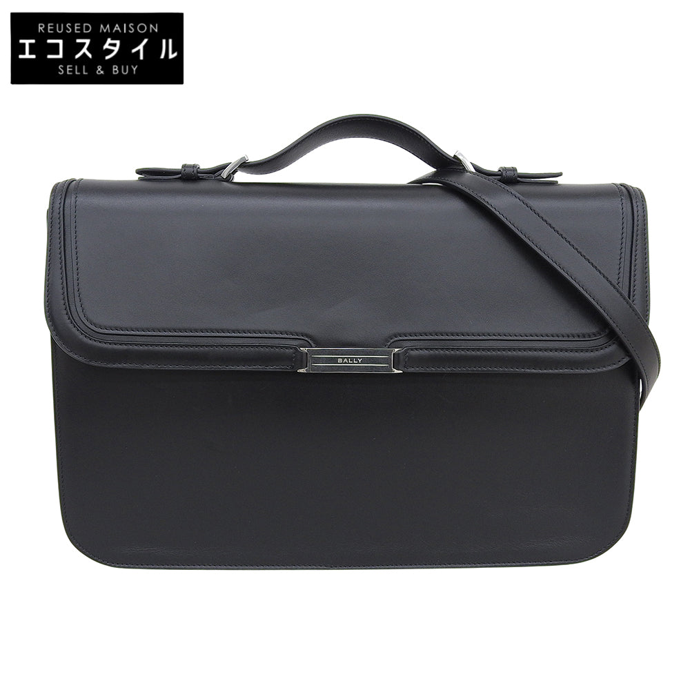 BALLY バリー 美品 レザー DEKO 2WAYブリーフケース ビジネスバッグ ブリーフケース メンズ ブラック ビジネスバッグ ブリーフケース