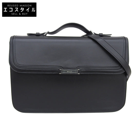 BALLY バリー 美品 レザー DEKO 2WAYブリーフケース ビジネスバッグ ブリーフケース メンズ ブラック ビジネスバッグ ブリーフケース
