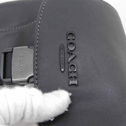 COACH コーチ 美品 レザー レーサー パック ボディバッグ メンズ ブラック CU111 ボディバッグ