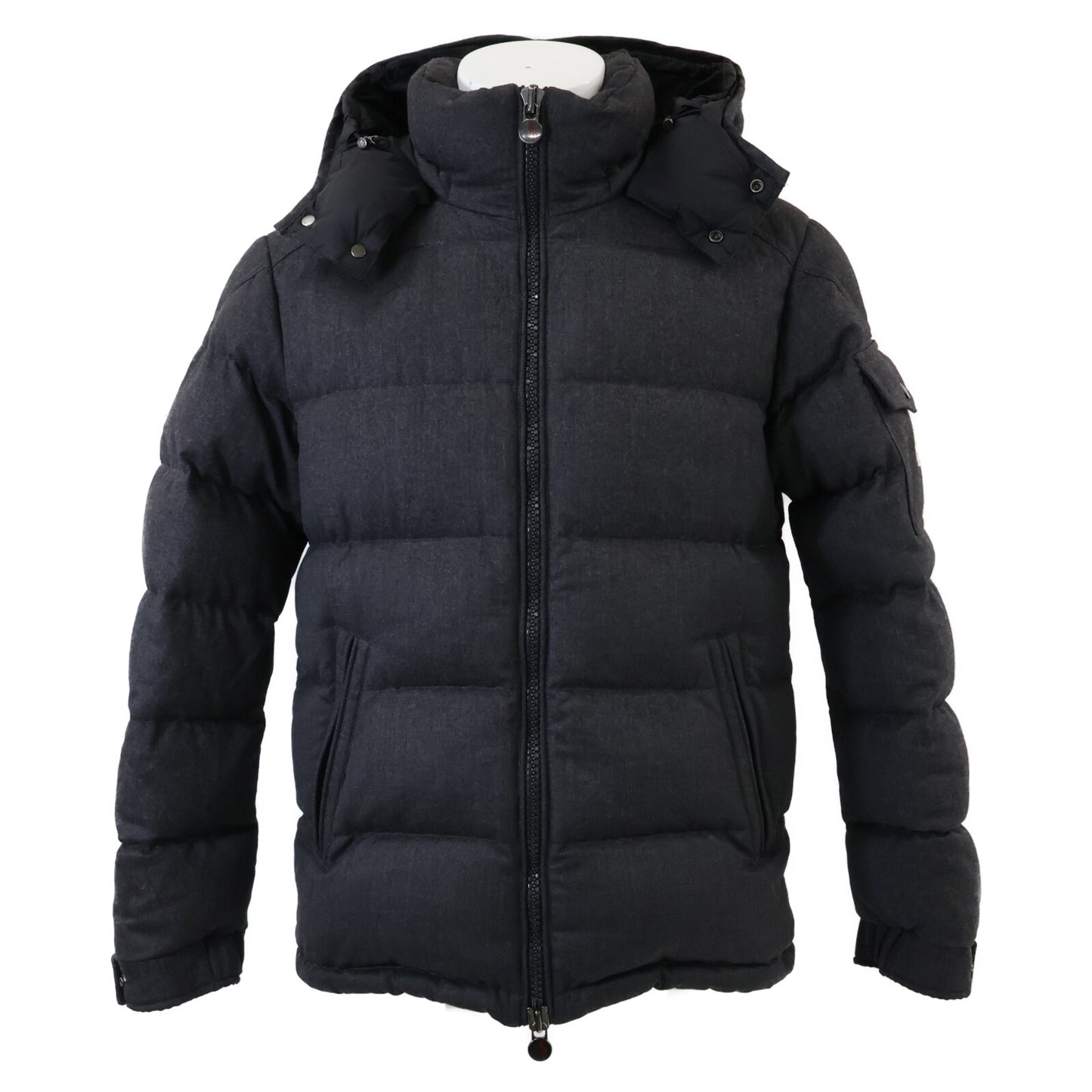 MONTGENEVRE Hooded Down Jacket, Size 1, Men's
