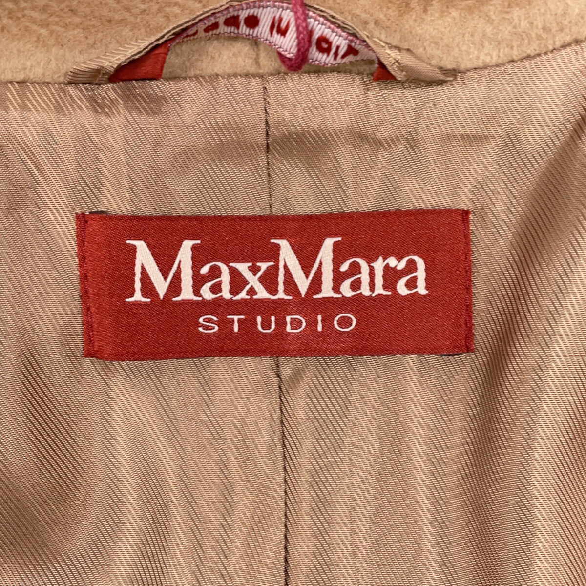 MAXMARA STUDIO 麦丝玛拉工作室 23601612396 驼色 100%羊毛 腰带大衣 大衣 美国码 6