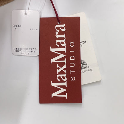 MAXMARA STUDIO 麦丝玛拉工作室 23601612396 驼色 100%羊毛 腰带大衣 大衣 美国码 6