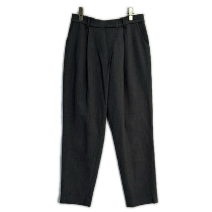 SOEJU Gray Wool-like Tuck Pants Bottoms L