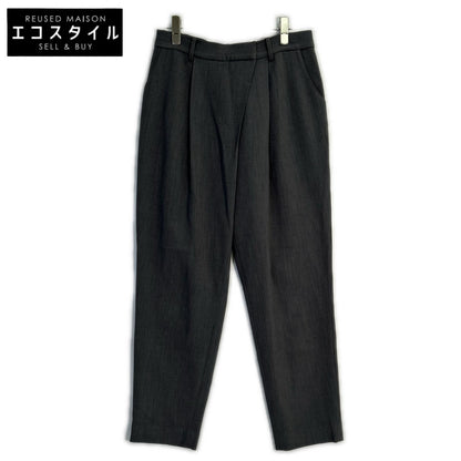 SOEJU Gray Wool-like Tuck Pants Bottoms L