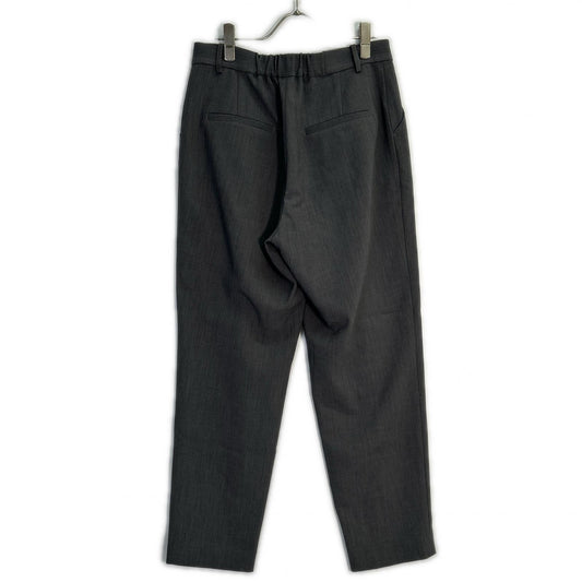 SOEJU ソージュ ｸﾞﾚｰ ｳｰﾙﾗｲｸﾀｯｸﾊﾟﾝﾂ ボトムス L