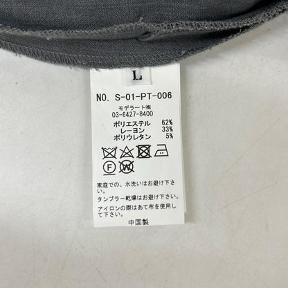 SOEJU Gray Wool-like Tuck Pants Bottoms L