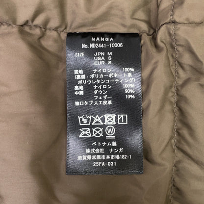 NANGA ナンガ ND2441-1C006 グリーン AURORA TEX DOWN FIELD HALF COAT オーロラテックスダウンフィールドハーフコート コート