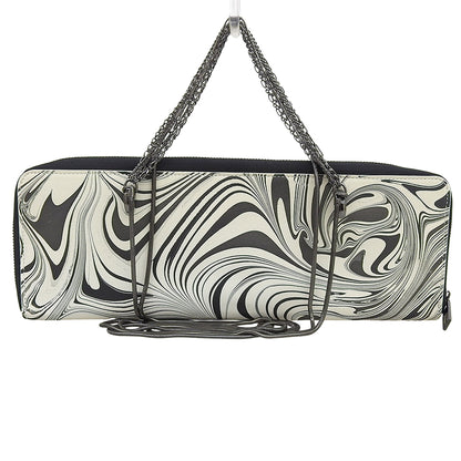 discord ディスコード マーブル模様 ウォレットバッグ ショルダーバッグ レディース ブラック×ホワイト 17SS ショルダーバッグ