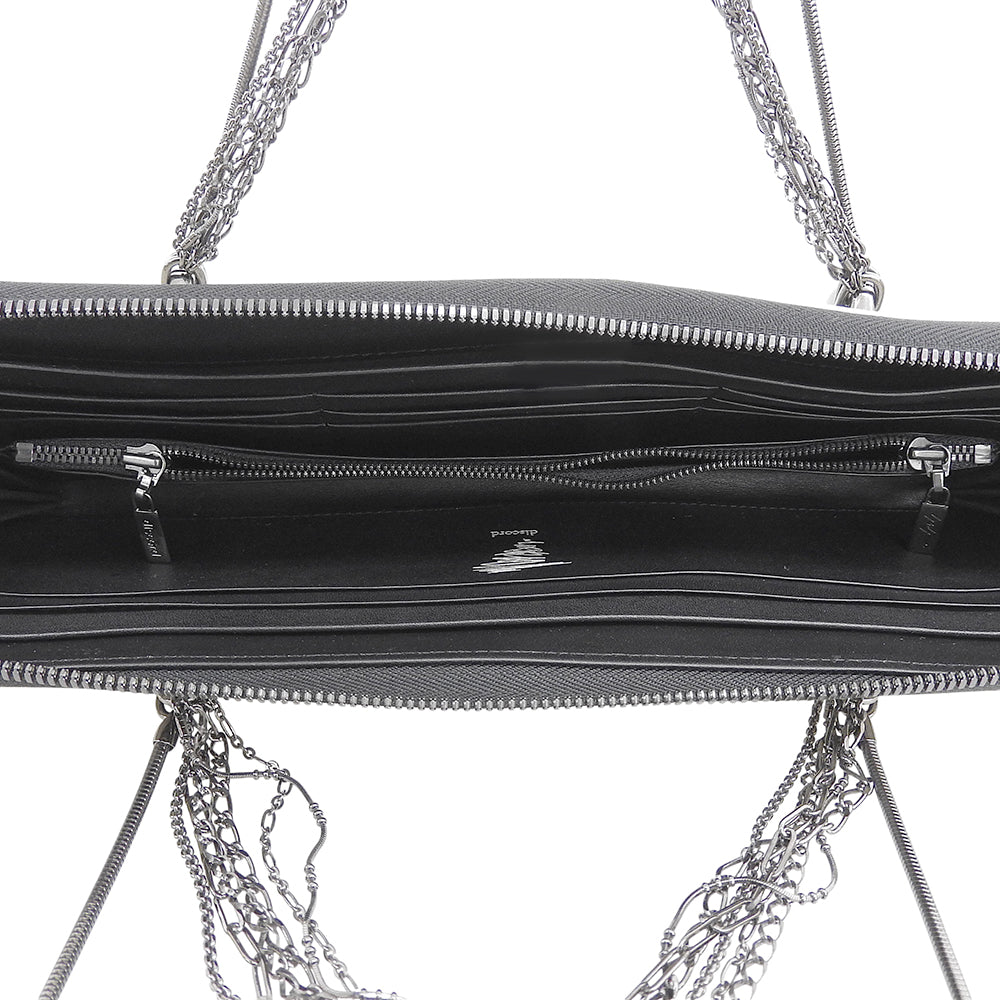 discord Discord Marble Pattern Wallet Bag Shoulder Bag Ladies Black x White 17SS Shoulder Bag