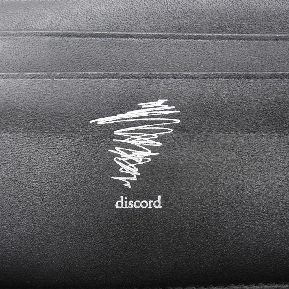 discord ディスコード マーブル模様 ウォレットバッグ ショルダーバッグ レディース ブラック×ホワイト 17SS ショルダーバッグ