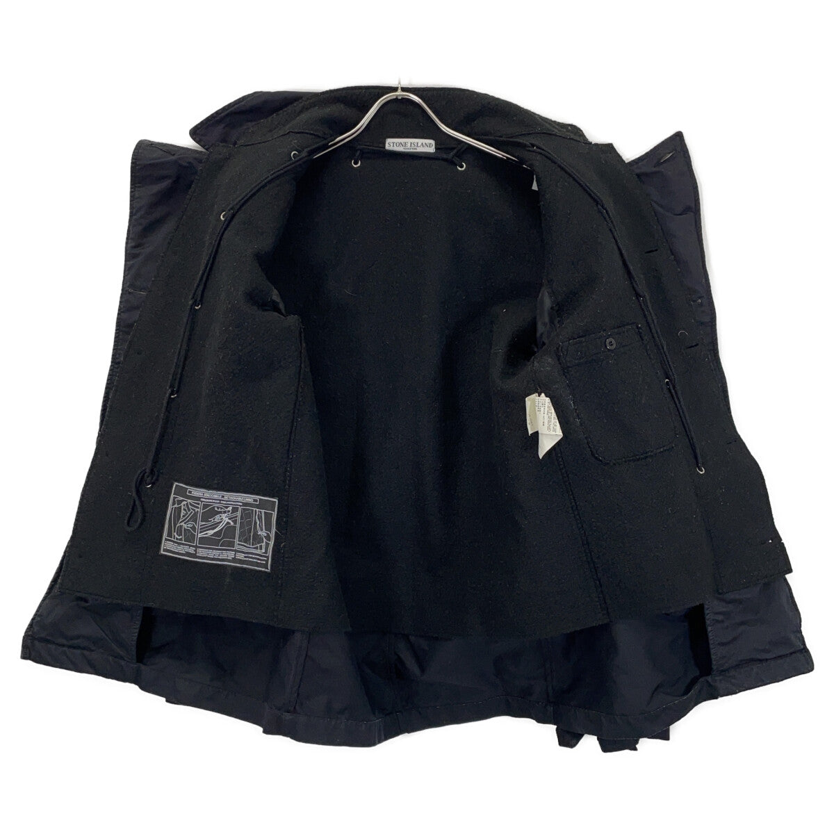 STONE ISLAND ストーンアイランド 08AW 49154E49 ブラック DAVID TC DUTCH ROPE JACKET ジャケット