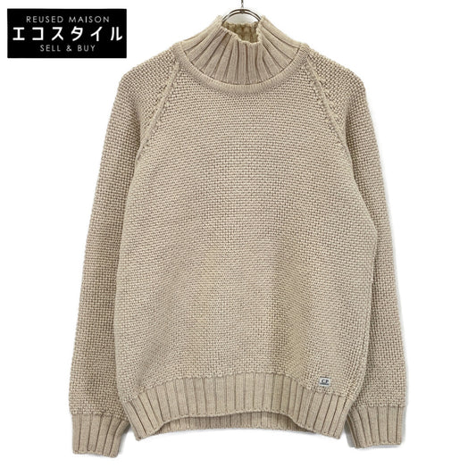 CPU0314 001048 Ivory High Neck Raglan Sleeve Knit Top 48 Men's