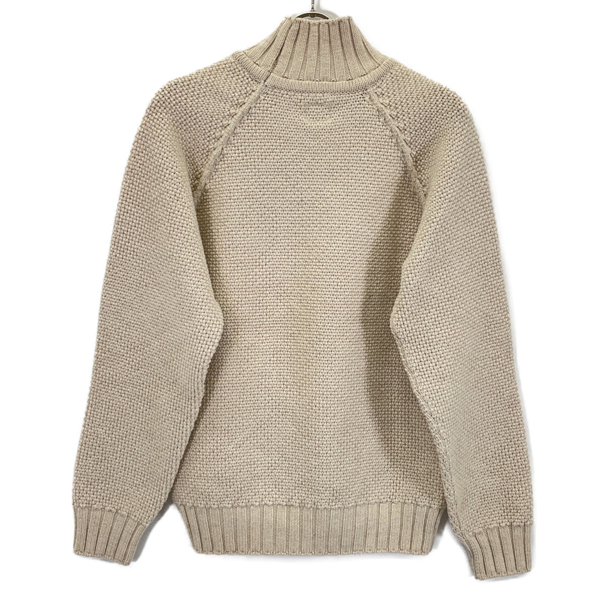 CPU0314 001048 Ivory High Neck Raglan Sleeve Knit Top 48 Men's