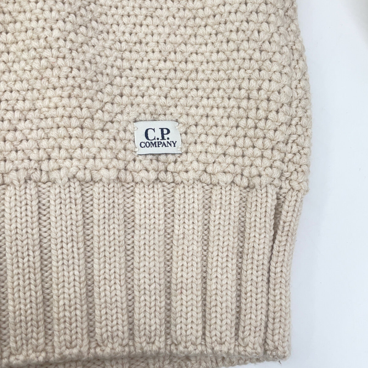 CPU0314 001048 Ivory High Neck Raglan Sleeve Knit Top 48 Men's